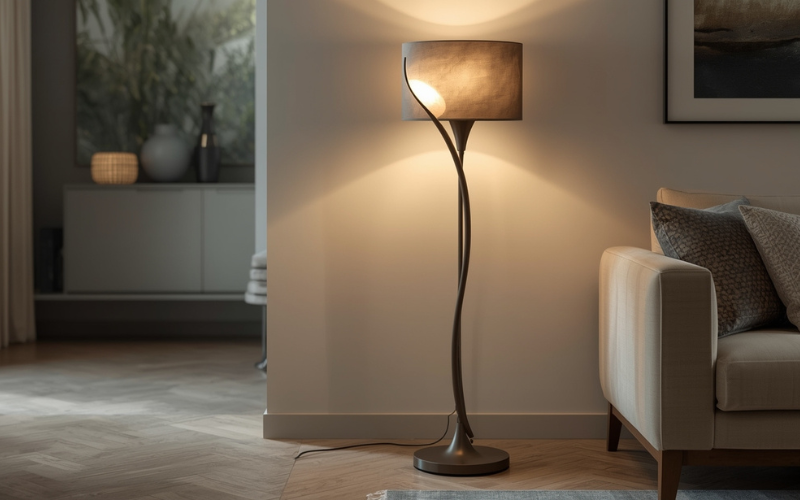 Curvy Lady Torch Floor Lamp