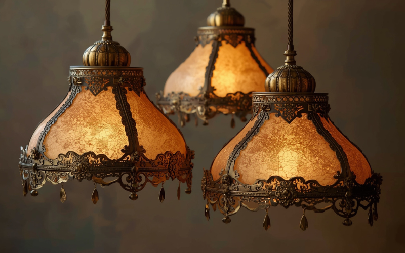 how to make victorian lamp shades