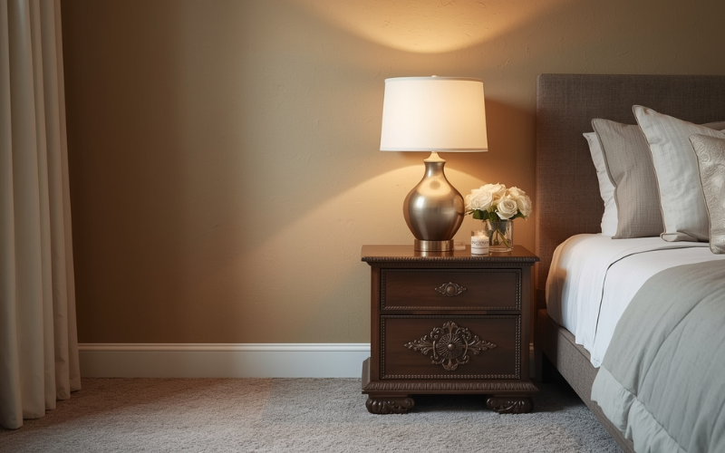 bedside table lamps bedroom