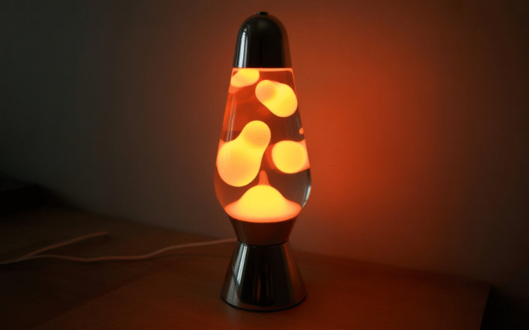 what lava lamp made of