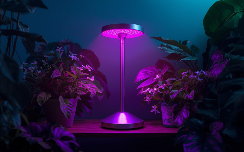 LED grow lights with UV