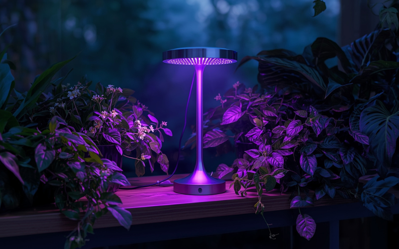 UV grow light timer features