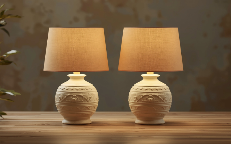 vintage ceramic table lamp