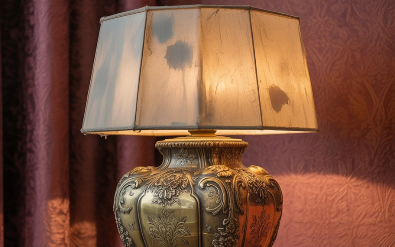 transforms antique brass lamps