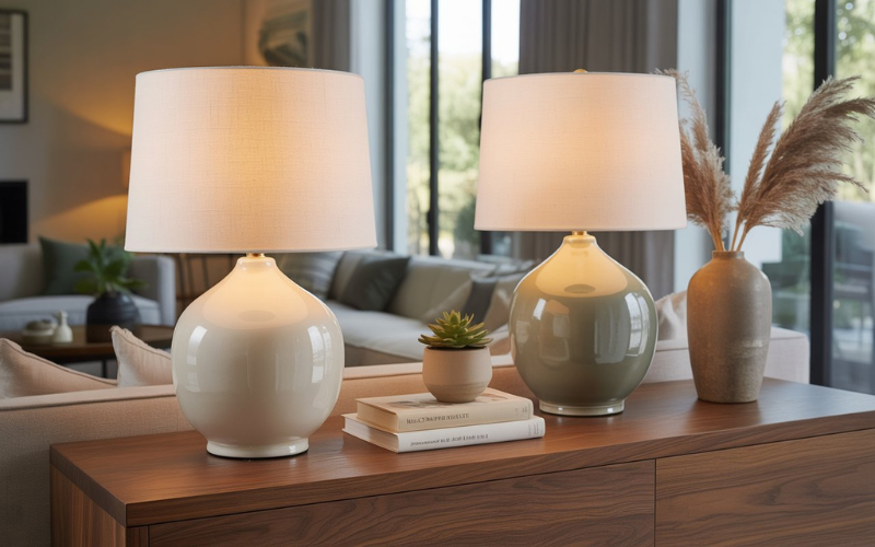 ceramic table lamps for living room