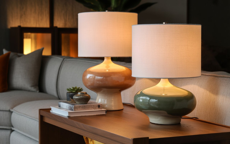 bohemian ceramic lamps