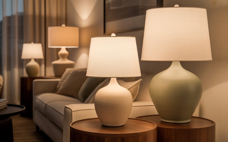 Ceramic Table Lamps for Living Room
