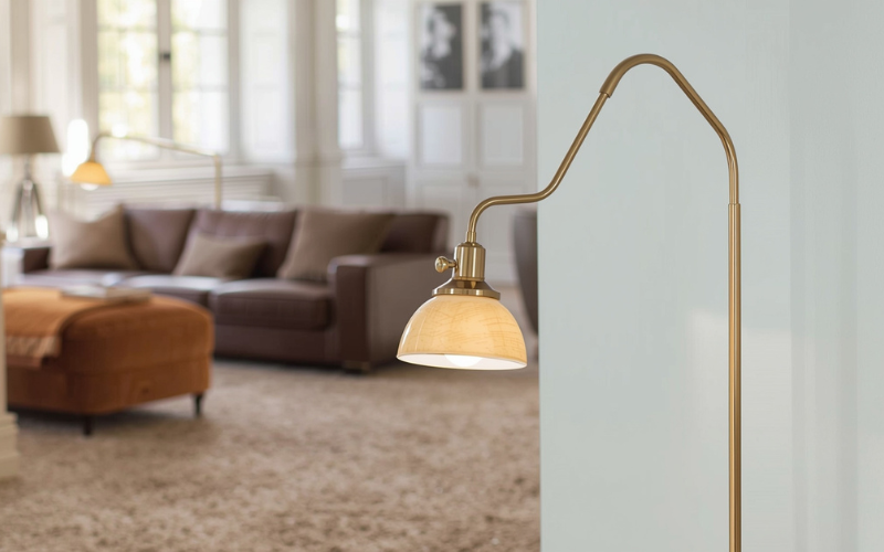 Retro Floor Lamp for Living Room