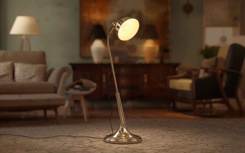 iving room retro torchiere