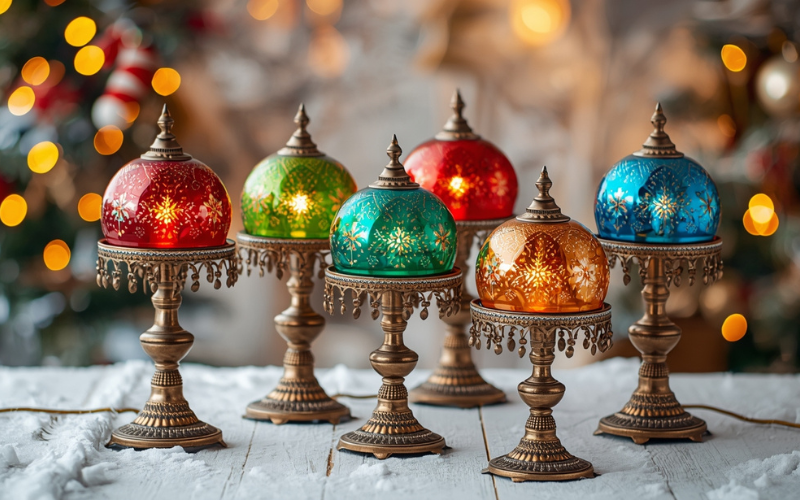 Small Christmas Lamps