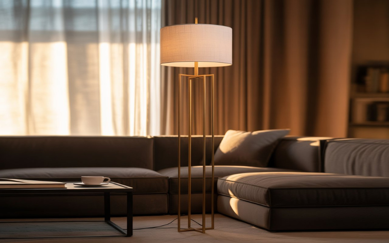 living room floor lighting