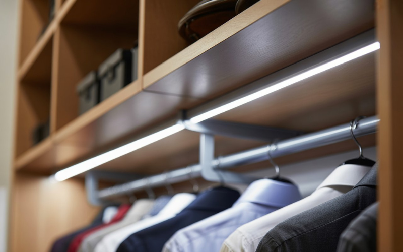 under shelf closet lighting