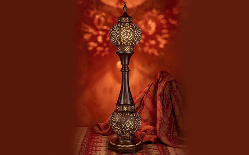 Moroccan standing lamp