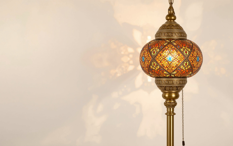 Moroccan standing lamp
