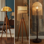 vintage unique floor lamps for living room