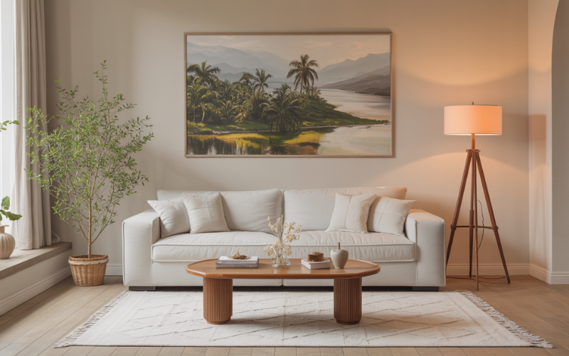 Place a Floor Lamp in Your Living Room 