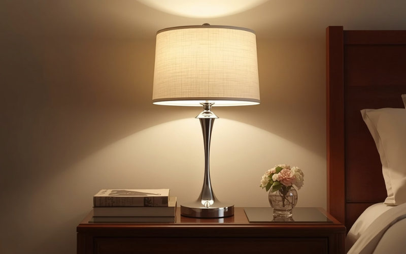 Small vs large lamps for nightstands