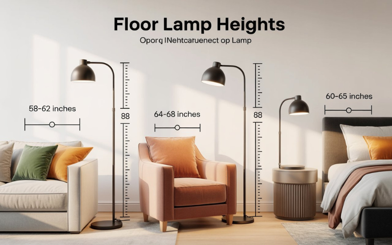where to place floor lamps in a room